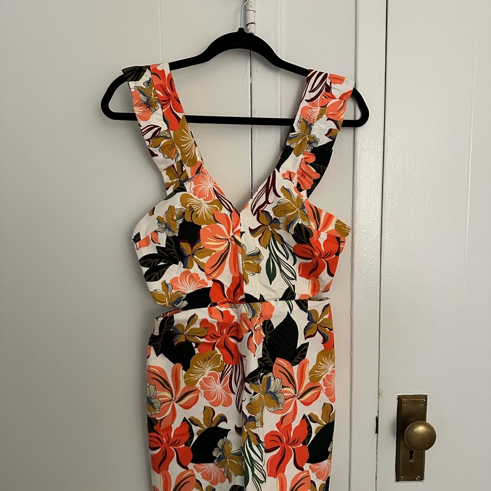 Zara Multicolor Floral Skort Romper